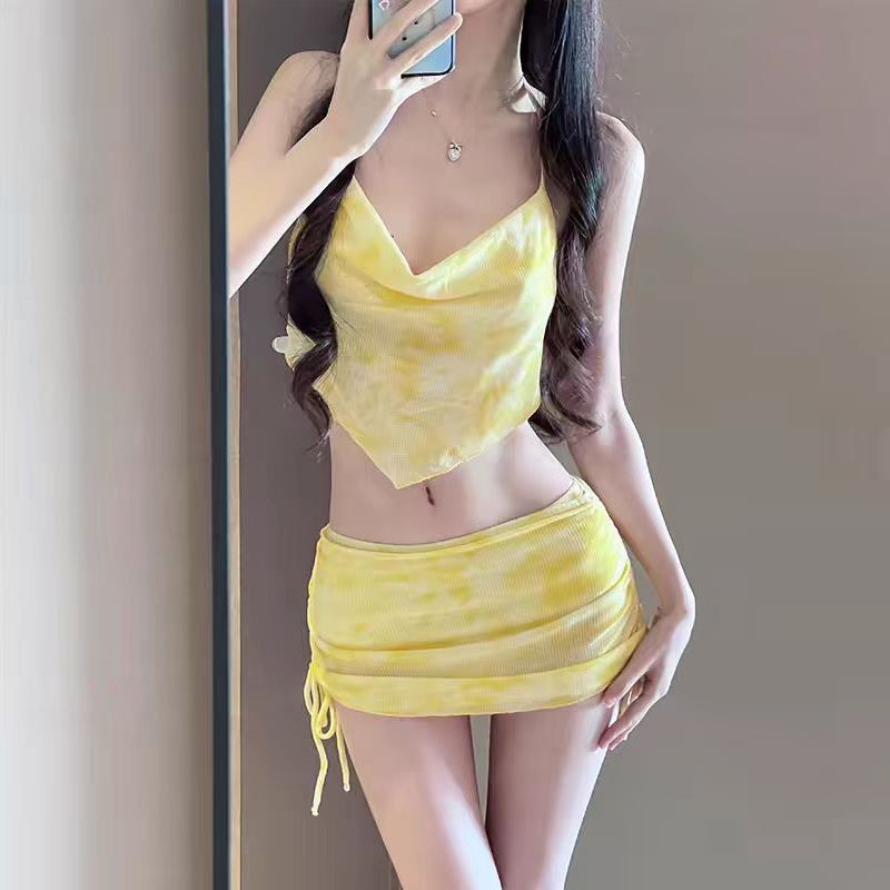 Swimwear - أطقم بيكيني نسائية صيفية بتصميم ماكارون