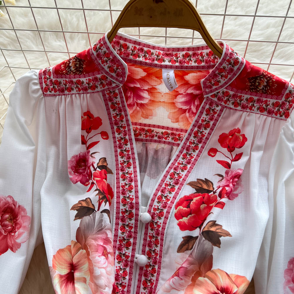 فستان سهرة فرنسي أنيق عتيق للق - مراجعة French Vintage Floral Midi Dress وسعره
