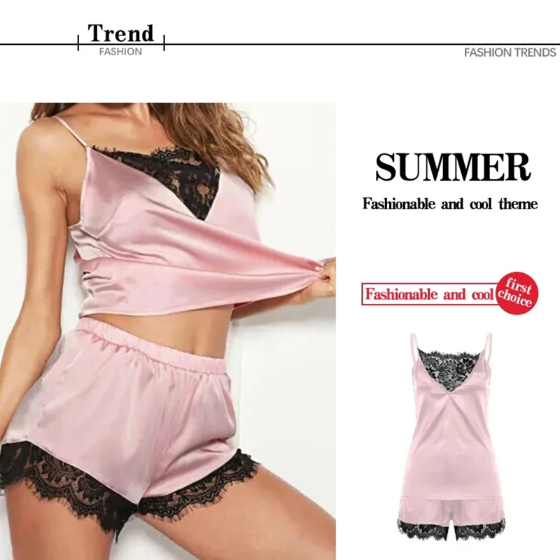 طقم بيجامة دانتيل نسائي، ملابس - مراجعة Lingerie وسعره