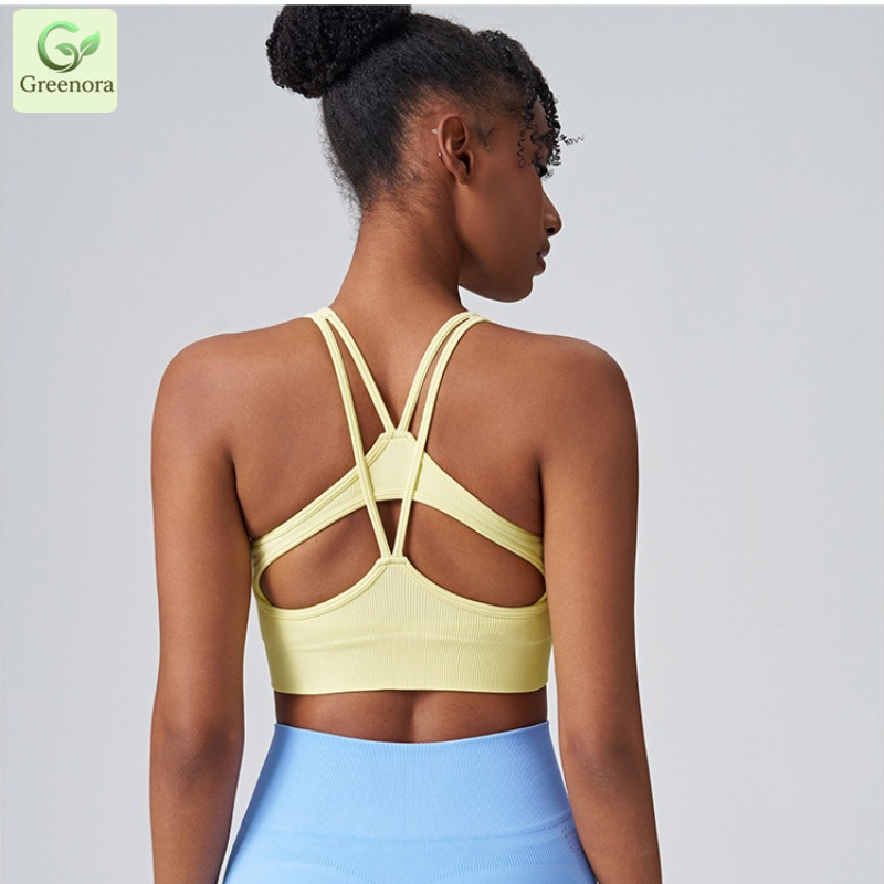 حمالة صدر رياضية نسائية من Gre - مراجعة Seamless Ribbed Workout Tank Top وسعره