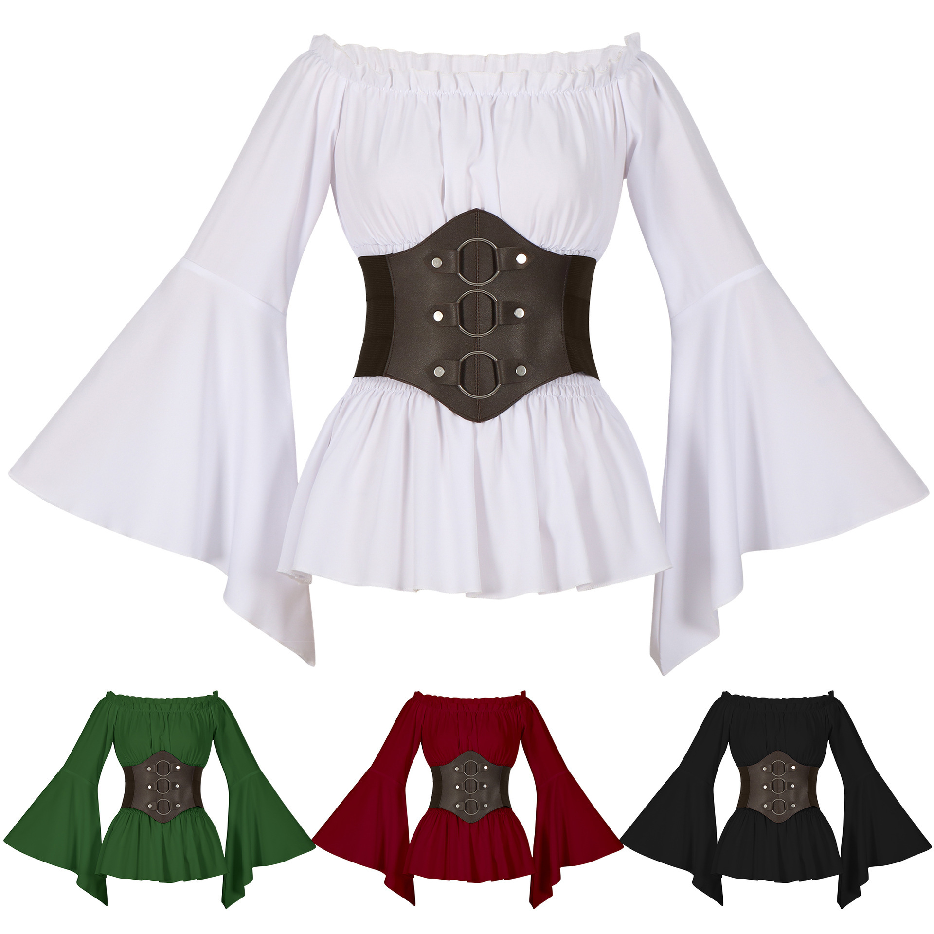 قميص قرصان فيكتوري من العصور ا - مراجعة Tops وسعره